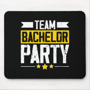 Funny Groom Wedding Bachelor Party Mouse Pad