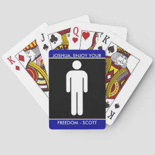 Funny Groomsman Gift Playing Cards