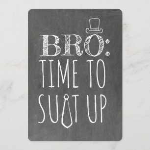 Funny Groomsman or Best Man Proposal Invitation