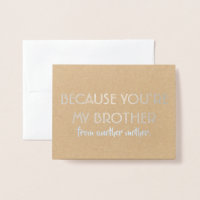Funny Groomsman or Best Man - You're My Brother
