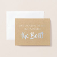 Funny Groomsman Proposal - The Best