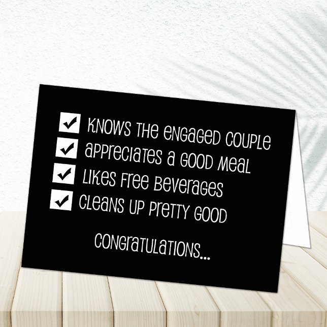 Funny Groomsmen Card -- Qualified Groomsman? (Creator Uploaded)
