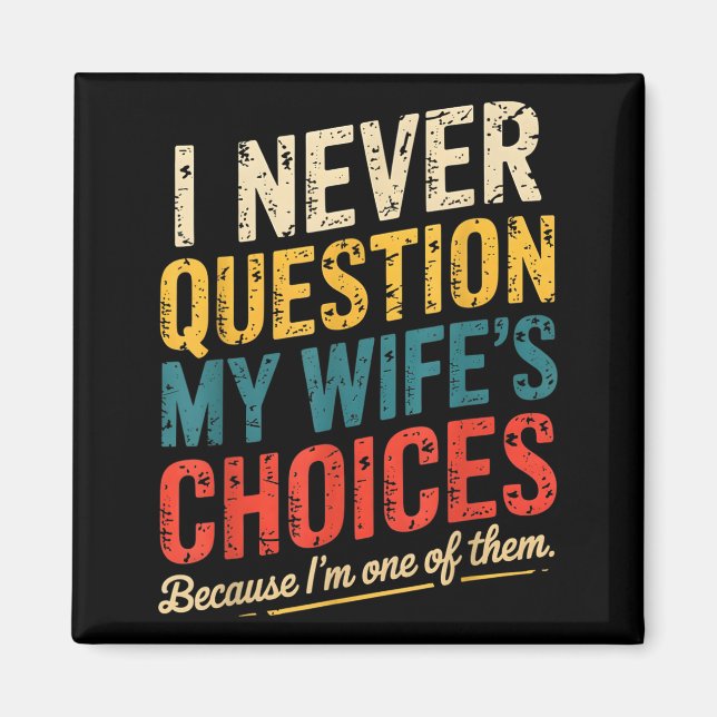 Funny Groovy Dad Joke Quote For Husband Fathers Da Magnet (Front)