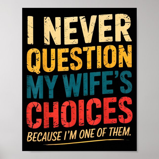 Funny Groovy Dad Joke Quote For Husband Fathers Da Poster (Front)