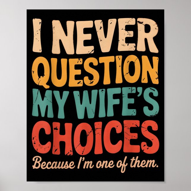 Funny Groovy Dad Joke Quote For Husband Fathers Da Poster (Front)