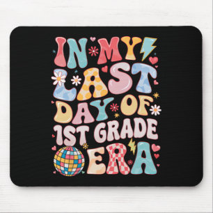 Funny Groovy In My Last Day 1st Grade Era Last Day Mouse Pad