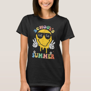 Funny Groovy School's Out For Summer Graduation Te T-Shirt