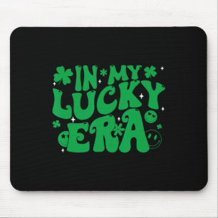 Funny Groovy St Patricks Day Shamrock In My Lucky Mouse Pad
