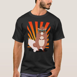 Funny Groundhog Day I Have Plans In The Ground Hog T-Shirt
