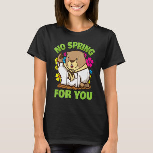 Funny Groundhog Day No Spring for You Kids Men Wom T-Shirt