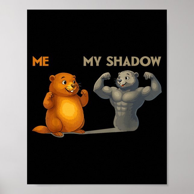 Funny Groundhog Day  Poster (Front)