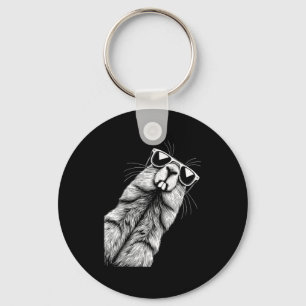 Funny Groundhog Lover Woodchuck Groundhog Day _2 Key Ring