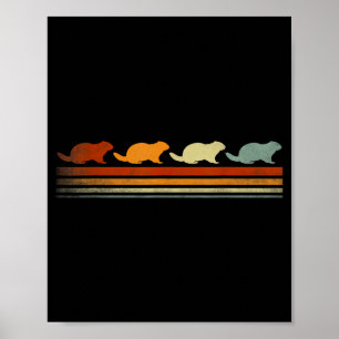 Funny Groundhog Retro Groundhog Funny Groundhog Lo Poster