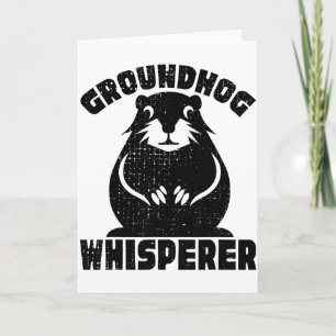 Funny Groundhog Squad Happy Groundhog Day 2024 Card