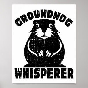 Funny Groundhog Squad Happy Groundhog Day 2024 Poster