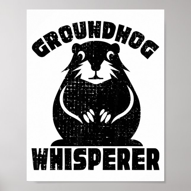 Funny Groundhog Squad Happy Groundhog Day 2024  Poster (Front)