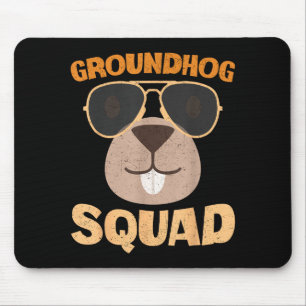 Funny Groundhog Squad Happy Groundhog Day 2025 _1  Mouse Pad