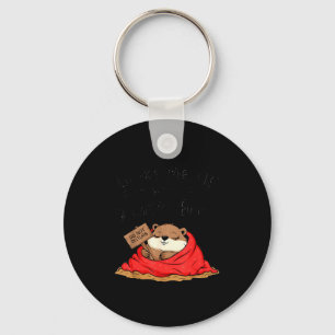 Funny Groundhog Wake Me Up When Winter Ends Ground Key Ring