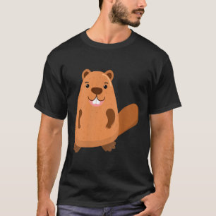 Funny Groundhogs Marmots Ground Squirrel Groundhog T-Shirt