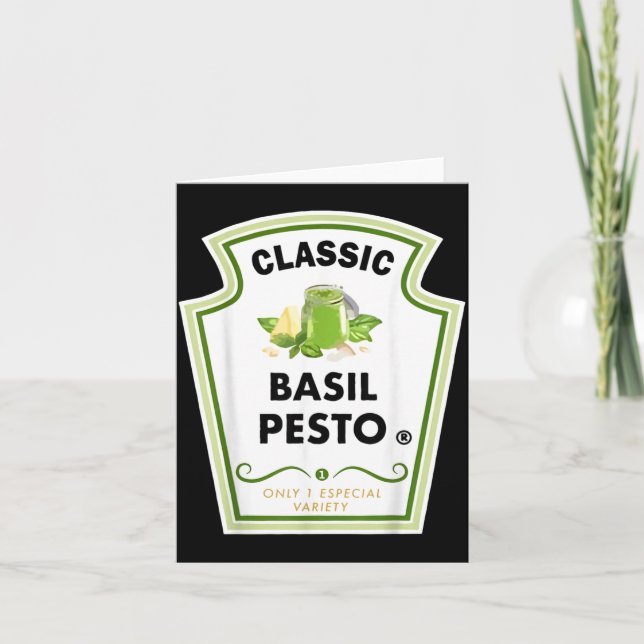 Funny Group Condiments Halloween Costume Classic Card (Front)