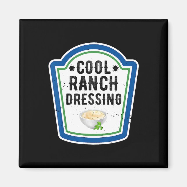 Funny Group Halloween Costume Ranch Dressing Group Magnet (Front)