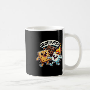 Funny Group Hug Marshmellow Smores Outdoor Camping Coffee Mug