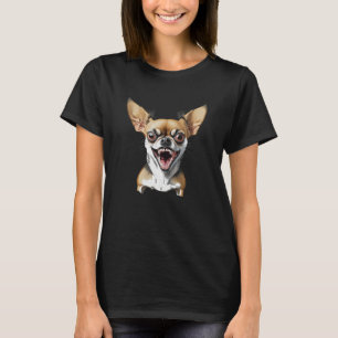 Funny Growling Chihuahua Dog Humour   Chi Mum T-Shirt