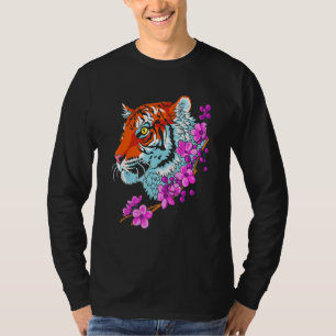 Funny Growling Mouth Open Bengal Tiger Men Women K T-Shirt