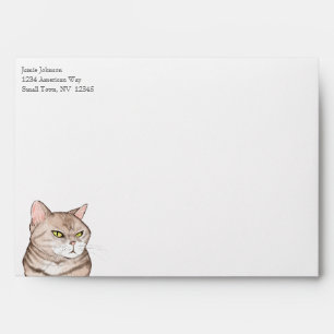 Funny Grumpy Cat Envelope