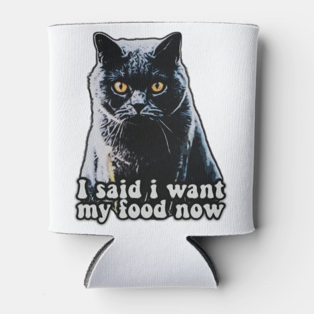 Funny grumpy cat meme for cat owners and lovers can cooler (Front)