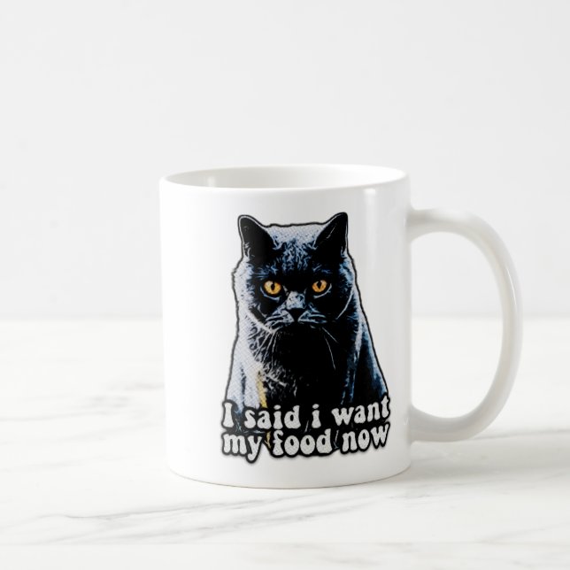 Funny Grumpy Cat Meme For Cat Owners And Lovers T  Coffee Mug (Right)