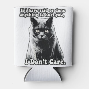 Funny grumpy cat meme for kitten persons & owners can cooler