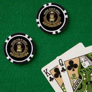 Funny Grumpy Cat Official Club of Grunts Sarcas Poker Chips