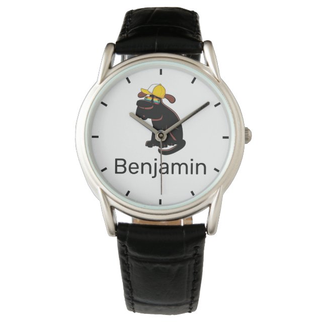 Funny Grumpy Dog Watch (Front)