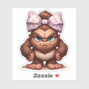 funny grumpy female bigfoot