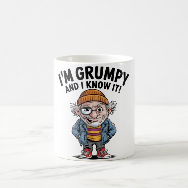 Funny/Grumpy Old Man Coffee Mug (Center)