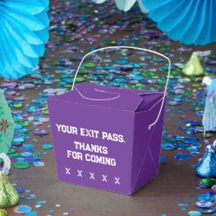 Funny Grunge Sarcastic Quote Gift Favour Box