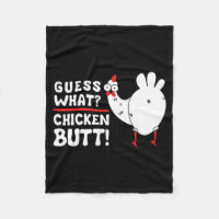 Funny Guess What_ Chicken Butt! Graphic Design 