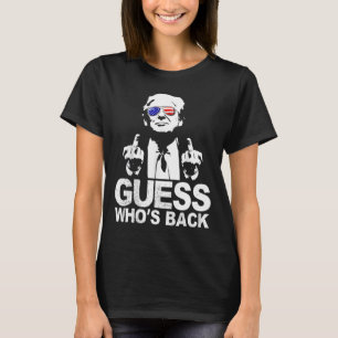 Funny Guess Who's Ck President Donald Trump Middle T-Shirt