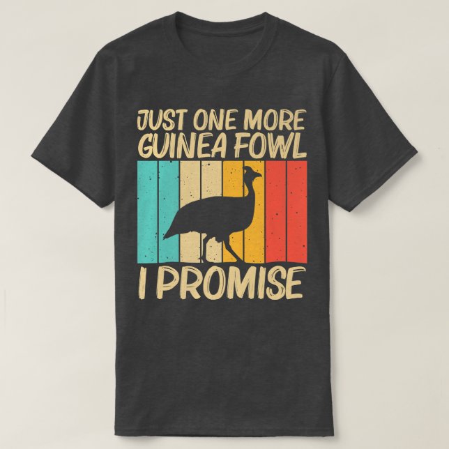 Funny Guinea Fowl Design For Men Women Guinea Hen  T-Shirt (Design Front)