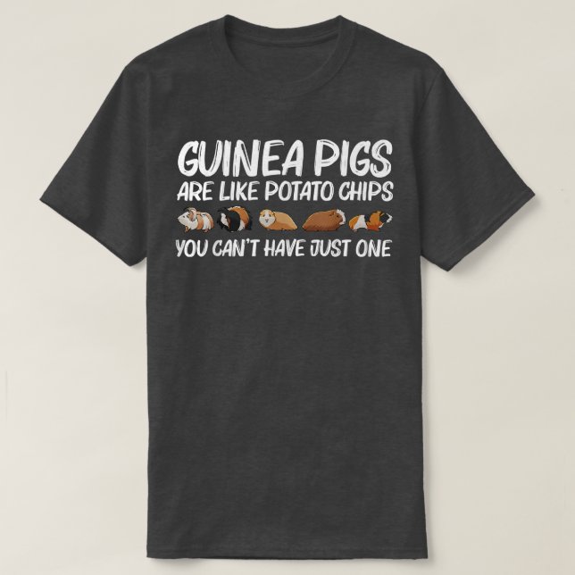 Funny Guinea Pig Art For Men Rodent Animal G T-Shirt (Design Front)