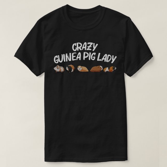 Funny Guinea Pig Art For Women Mom Rodent Animal G T-Shirt (Design Front)