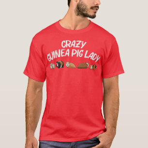 Funny Guinea Pig Art For Women Mum Rodent Animal G T-Shirt