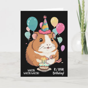 Funny Guinea Pig Birthday Wishes from Pet Card