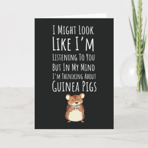 Funny Guinea Pig Cards Pets Lover Animal Humour