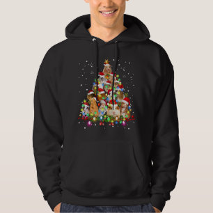 Funny Guinea Pig Christmas Tree Ornament Decor Hoodie