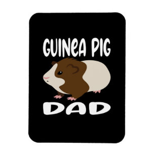 Funny Guinea Pig Dad Cute Pet Cool Pet Lover Magnet