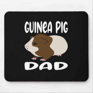Funny Guinea Pig Dad Cute Pet Cool Pet Lover Mouse Pad