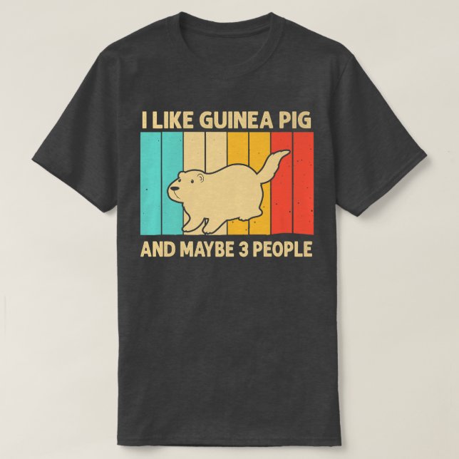Funny Guinea Pig Design Guinea Pog Lover Animal In T-Shirt (Design Front)