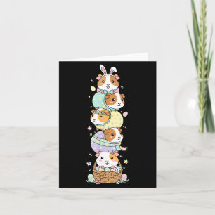Funny Guinea Pig Easter Egg Kids Mens Womens Card